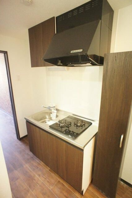 フォースダウンのキッチン|2口ガスコンロ