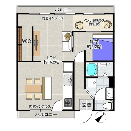 【間取り】 | 釈尊寺第一住宅1号棟