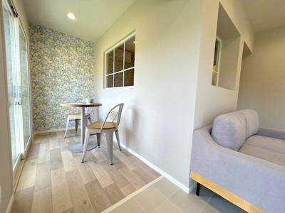 【内装】 | 釈尊寺第一住宅1号棟 | インナーテラスで朝食食べたい・・・