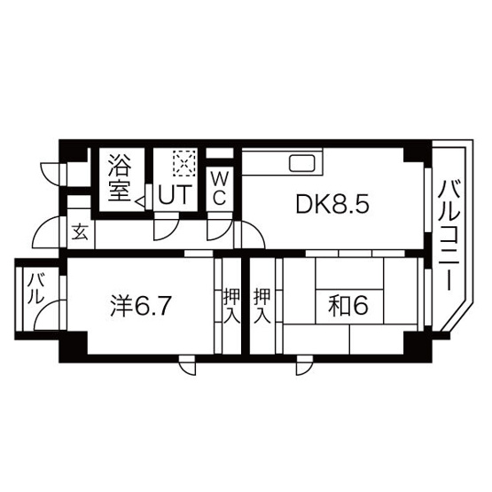 【間取り】 | ファミーユ出戸