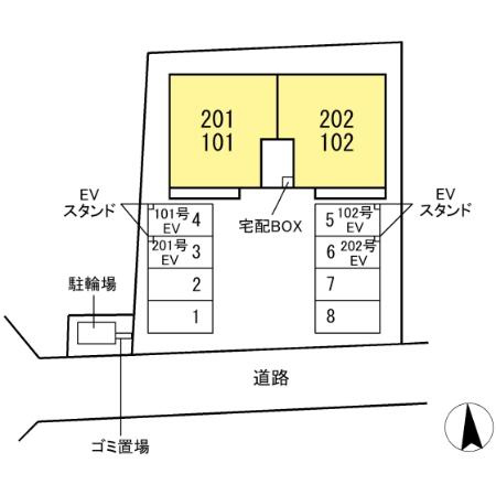 ヴェルデ・ルーチェの区画図