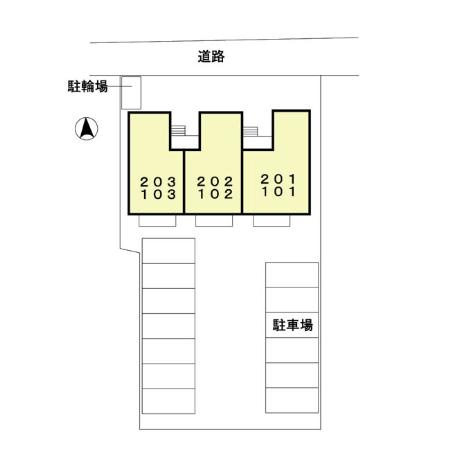 リーフレットエコーⅠ号館の区画図