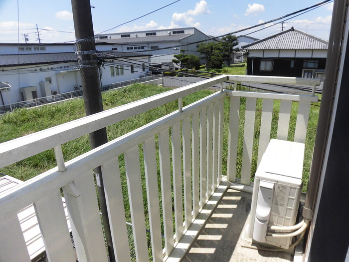 ホームパーティー Ⅱ号館|Ⅱ205 ベランダ