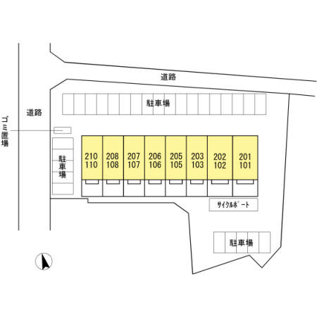 アビテプレミールの区画図