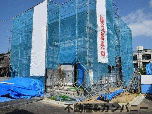 松山市古川南３丁目の新築一戸建の外観|外観は落ち着いています