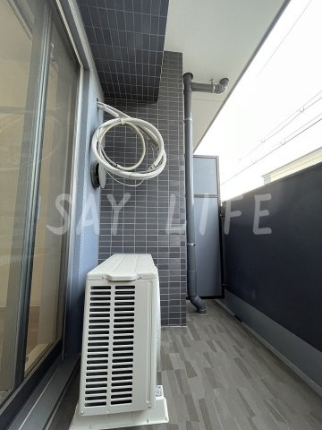 プレサンス長田レジェールのバルコニー