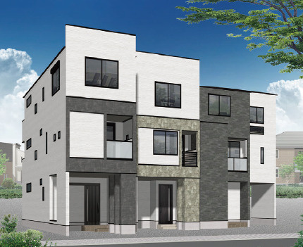 杉並区井草1丁目　駅近×車庫付　ZEH水準住宅　2棟