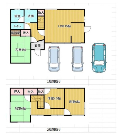 【間取り】 | 間取りは4LDKになります。
