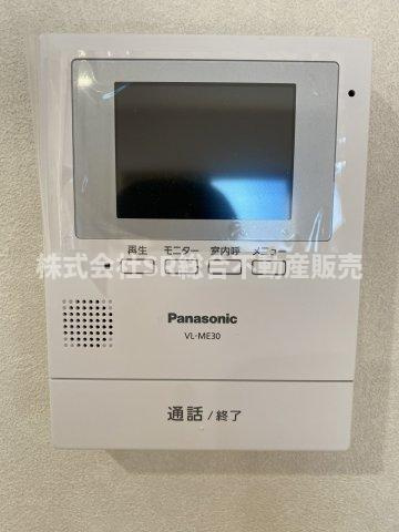 御厨東1丁目中古戸建の防犯設備|モニター付きインターホンがあり女性やお子様にも安心です！