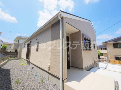 【外観】 | 奈良市押熊町の新築一戸建 全５区画 ２ | 現地写真（５号地外観）即入居可！実際の建物内をご内覧できます♪※現地に係員は常駐しておりません。