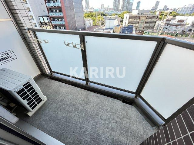 アドバンス大阪城エストレージャのバルコニー