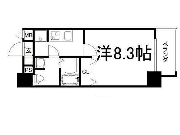 アドバンス大阪城エストレージャの間取り
