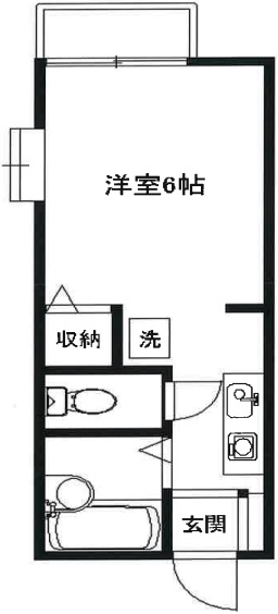 パナハイツ岡田の間取り