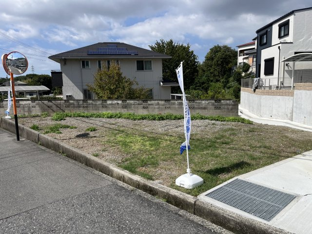 貝塚市水間　建築条件なし土地の外観|お好きなハウスメーカー・工務店で建築できます♪
敷地面積約44坪！