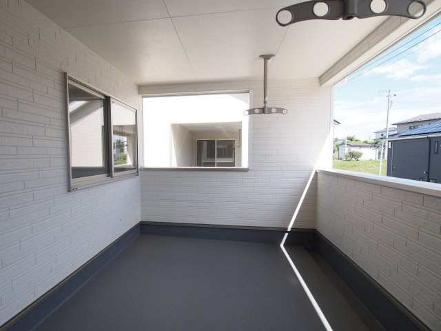 【バルコニー】 | Cradle garden　郡山市富田町第１９　７号棟 | ※同施工物件写真