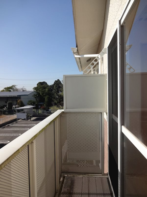 【バルコニー】 | ハッピーベル | 広々としたバルコニーです
