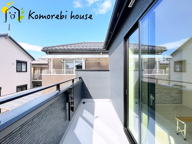 さいたま市大和田町　18期　新築一戸建て　グラファーレ　02のバルコニー|26.3.7撮影済み