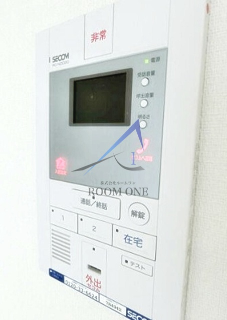 リブリ・桜新町のセキュリティ|モニター付インターホンです。