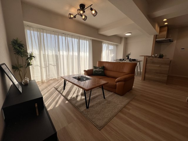 【居間・リビング】パレス朝霧 