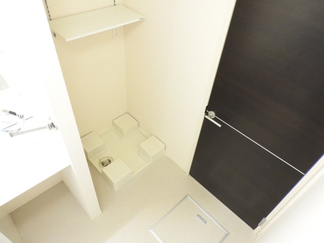 まなび野八番館の洗面所|室内洗濯機置き場