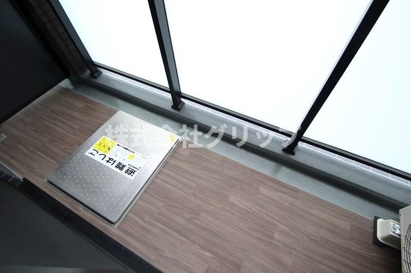 Le'a横濱アヴニールのバルコニー