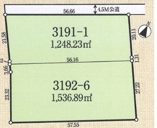 【区画図】 | 狭山市入間川　資材置場用地　「入曽駅」徒歩21分　敷地842坪