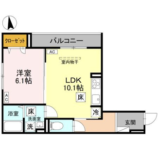 【間取り】 | Noble Palais新曽