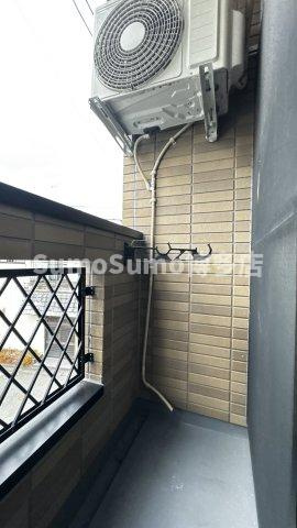 ボヌール博多のバルコニー