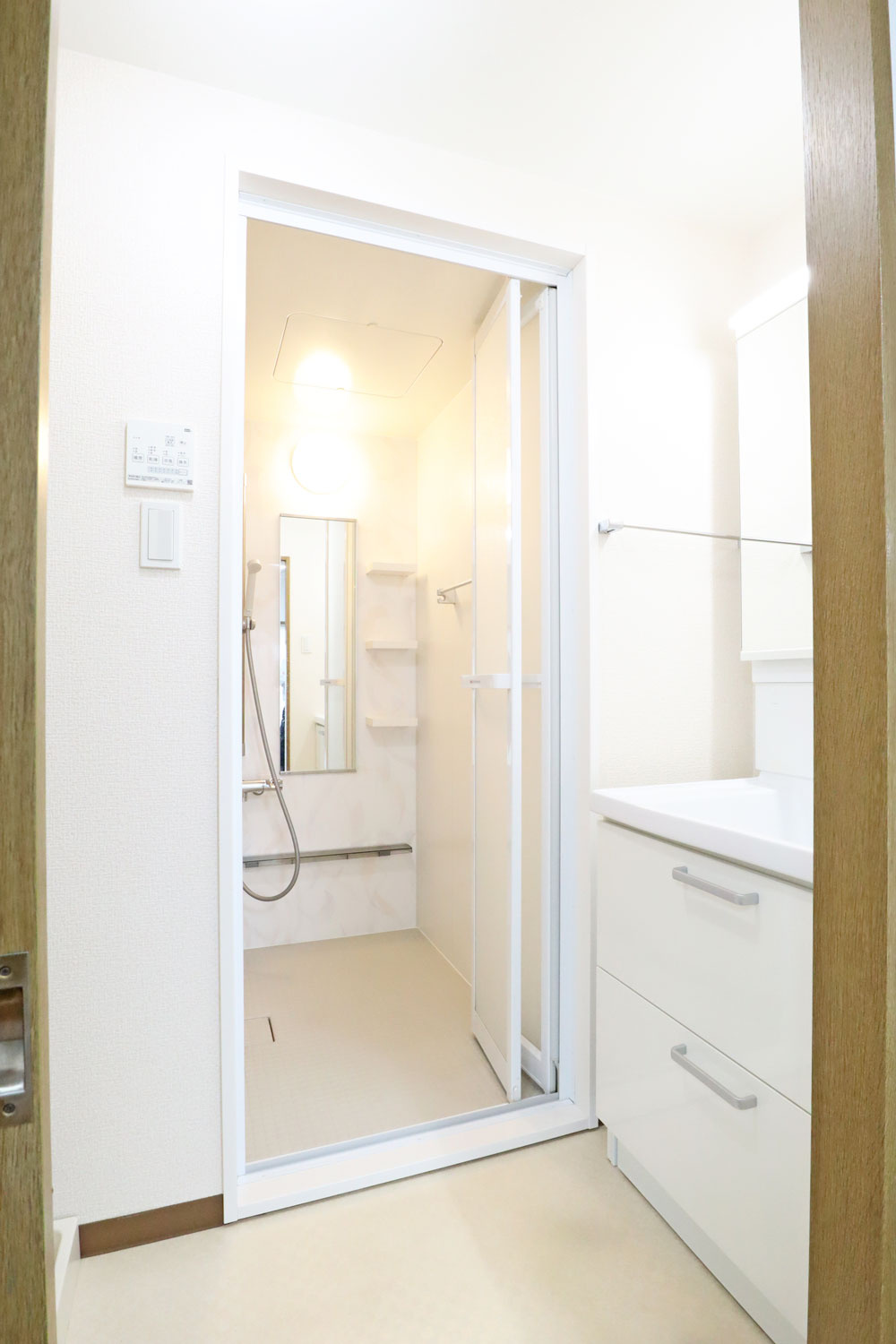 リベール栗山の洗面所|洗面室