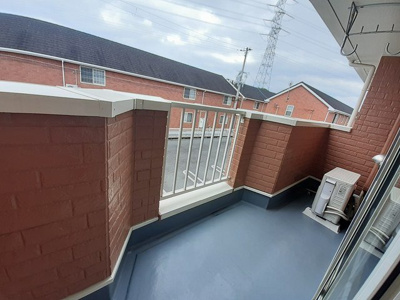 【バルコニー】 | グレイスフルフィールドⅤ | 暖かな日差しのふりそそぐバルコニー