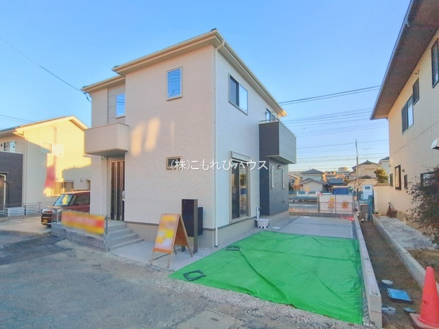 鴻巣市大間　新築一戸建て　2区画　01の外観|撮影：'26/01/23