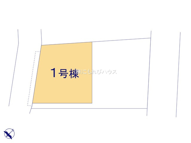 鴻巣市大間　新築一戸建て　2区画　01の区画図|1号棟