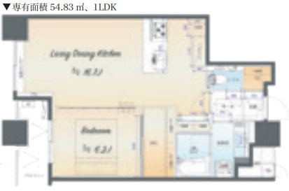 【間取り】 | THE TOWERS DAIBA