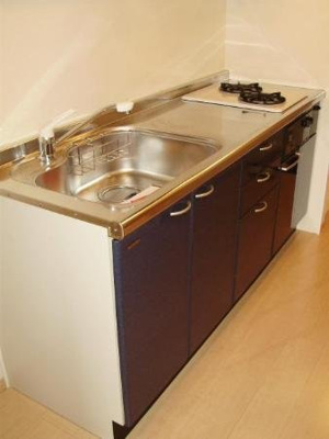 【キッチン】 | パイングロリア | 2口ガスコンロ付きキッチン