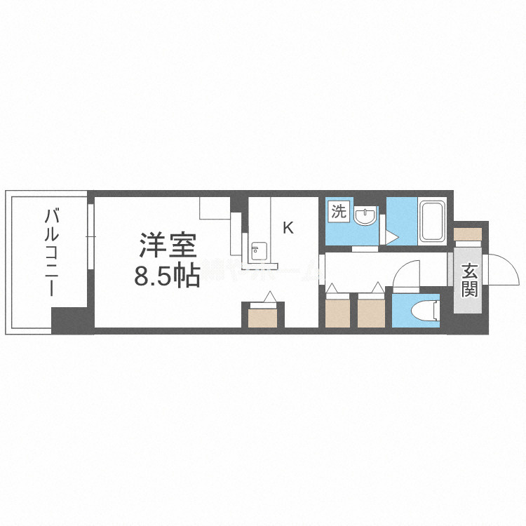 カルム ド アビタシオンの間取り
