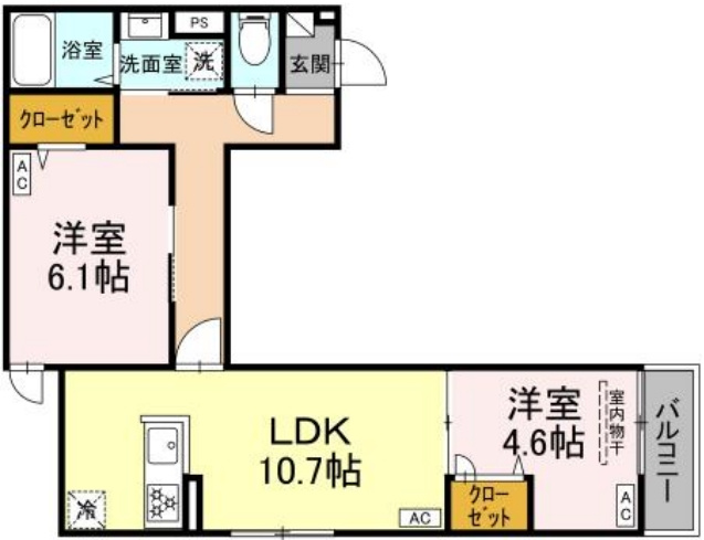 グラナーデ西大泉の間取り