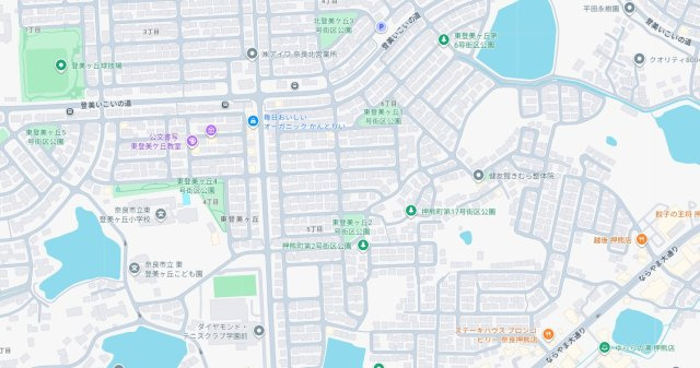 ●奈良市押熊町　第4期　新築一戸建ての地図
