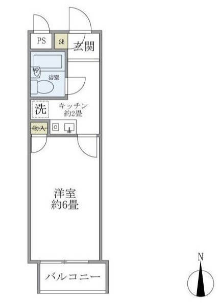 リシェス明大前の間取り