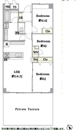 【間取り】 | 池田山第一マンションズ