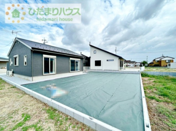 【庭】 | 坂東市沓掛　新築戸建 | お庭付物件になります！お庭遊びや、プールなどお子様も大喜び(^^)