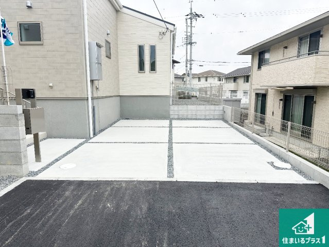●29(土)30(日)現地案内可能！　奈良市押熊町　全5邸の駐車場|駐車スペース！散水栓があるので、こまめに愛車を洗えます！
