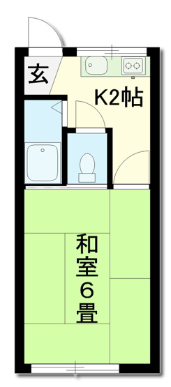 【間取り】 | みどりハイツC