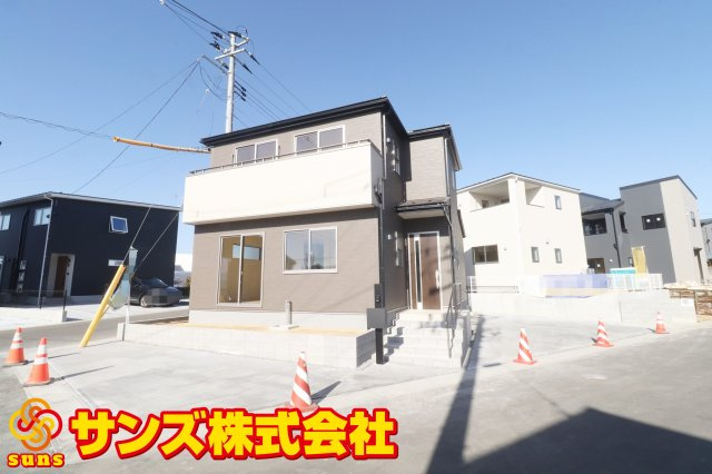 須賀川市森宿字安積田　　　　6号棟　　　西袋第1小学校、西袋中学区　の外観|南東側から見た外観