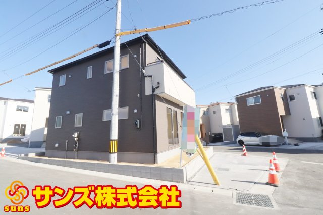 須賀川市森宿字安積田　　　　6号棟　　　西袋第1小学校、西袋中学区　の外観|南西側から見た外観