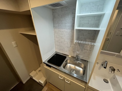 【キッチン】 | ライオンズマンション三鷹さくら通り | 1口IHコンロ