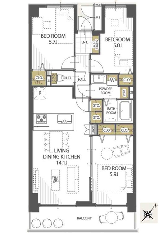 戸坂千足パークマンション