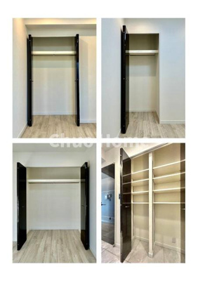 【収納】 | 南千住スカイハイツ | 居室にはクローゼットを完備し、自由度の高い家具の配置が叶うシンプルな空間です。お子様の成長と必要になる子供部屋を与えるにはぴったりの間取りですね。