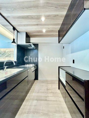 【キッチン】 | 南千住スカイハイツ | ワイドで収納豊富なシステムキッチン