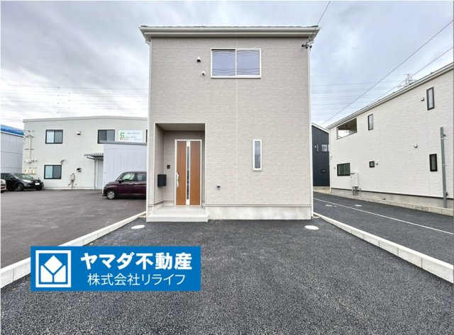 クワイエ　一宮市三条第6　全4区画分譲の外観|■4号棟
■YAMADA電機の　ヤマダ不動産　株式会社リライフ　一宮店■
耐震性能・制震性能を備えたおうち！
震度７の揺れに鍛えられた、建築基準法の1.5倍の壁量と制振装置（SAFE365）を完備