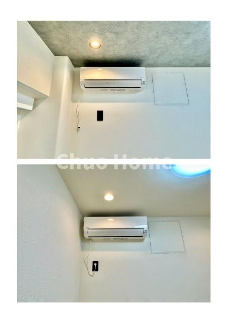南千住スカイハイツの冷暖房・空調設備|エアコン新規新設×2